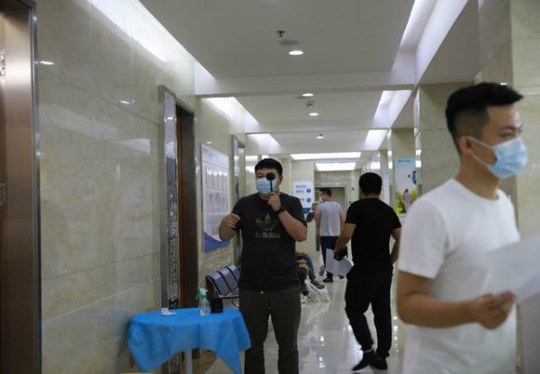 武汉仁爱医院扎实做好民兵体检事情