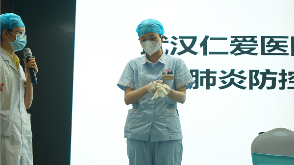 武汉仁爱医院开展新冠肺炎防控院感培训及演练培训事情